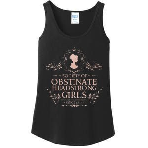 Jane Austen Society Of Obstinate Headstrong Ladies Essential Tank