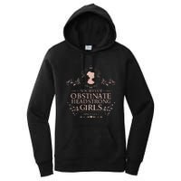 Jane Austen Society Of Obstinate Headstrong Women's Pullover Hoodie