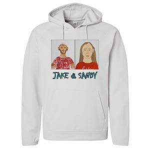 Jake And Sandy Portraits Performance Fleece Hoodie