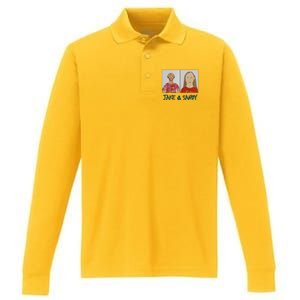 Jake And Sandy Portraits Performance Long Sleeve Polo