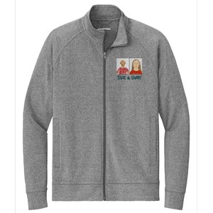 Jake And Sandy Portraits Stretch Full-Zip Cadet Jacket