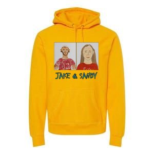 Jake And Sandy Portraits Premium Hoodie