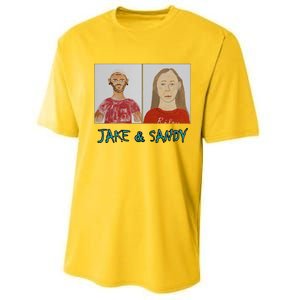 Jake And Sandy Portraits Performance Sprint T-Shirt