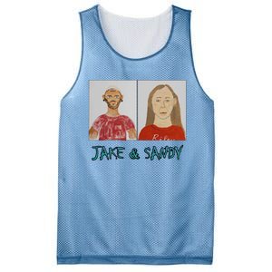 Jake And Sandy Portraits Mesh Reversible Basketball Jersey Tank