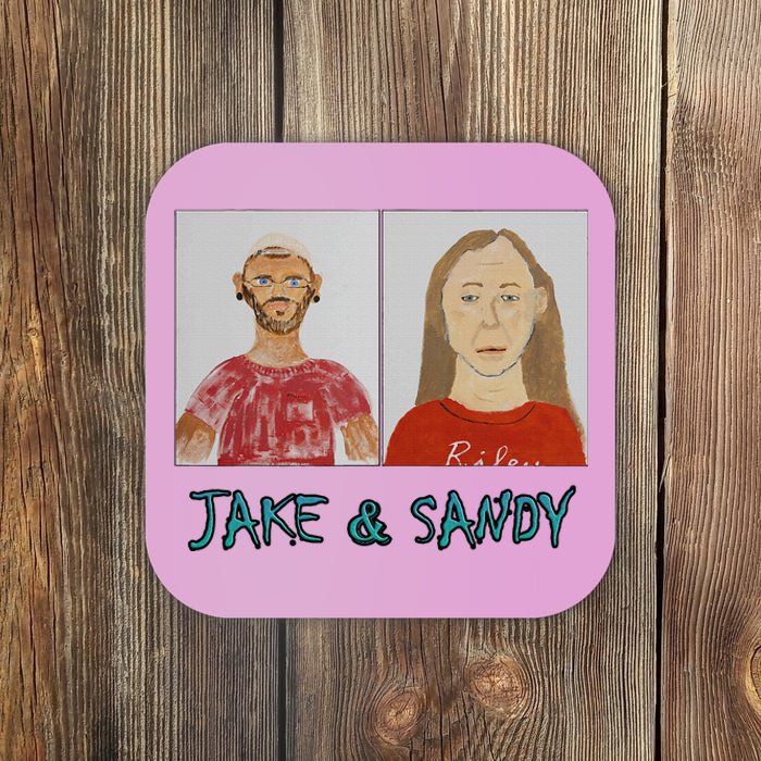 Jake And Sandy Portraits Coaster