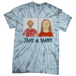 Jake And Sandy Portraits Tie-Dye T-Shirt