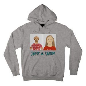 Jake And Sandy Portraits Tall Hoodie