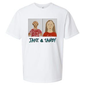 Jake And Sandy Portraits Sueded Cloud Jersey T-Shirt