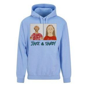 Jake And Sandy Portraits Unisex Surf Hoodie