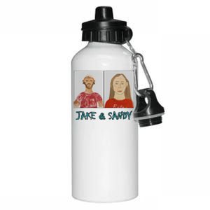 Jake And Sandy Portraits Aluminum Water Bottle