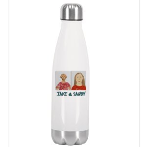 Jake And Sandy Portraits Stainless Steel Insulated Water Bottle