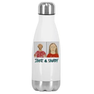 Jake And Sandy Portraits Stainless Steel Insulated Water Bottle