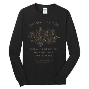 Jane Austen Sense And Sensibility Bookish Bookworm Novel Tall Long Sleeve T-Shirt