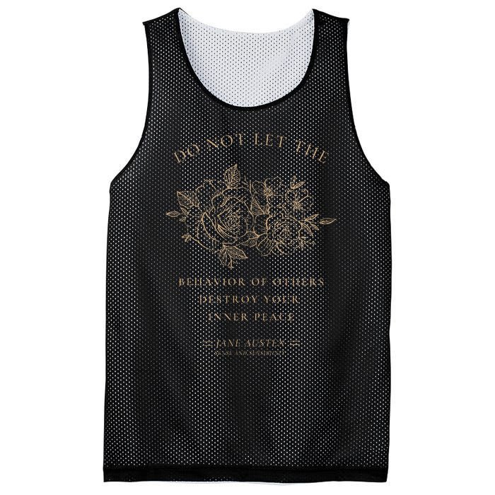 Jane Austen Sense And Sensibility Bookish Bookworm Novel Mesh Reversible Basketball Jersey Tank