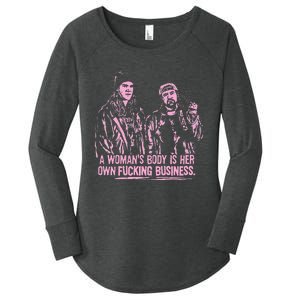 Jay And Silent Bob A WomanS Body Is Her Own Business Women's Perfect Tri Tunic Long Sleeve Shirt