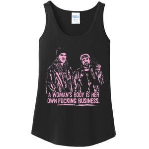 Jay And Silent Bob A WomanS Body Is Her Own Business Ladies Essential Tank