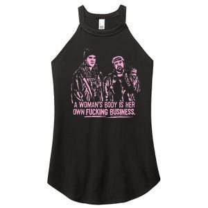 Jay And Silent Bob A WomanS Body Is Her Own Business Women's Perfect Tri Rocker Tank