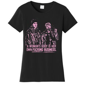 Jay And Silent Bob A WomanS Body Is Her Own Business Women's T-Shirt