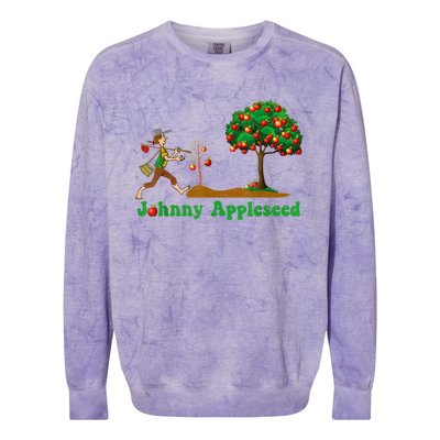 Johnny Appleseed Sept 26 Celebrate Legends Colorblast Crewneck Sweatshirt