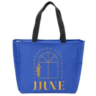 Jjune Accommodation Specialists Zip Tote Bag