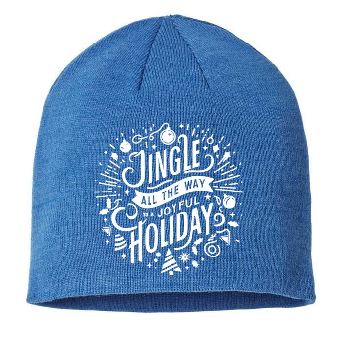 Jingle All The Way To A Joyful Holiday Christmas Holiday Joy Gift Sustainable Beanie