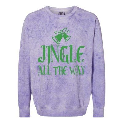 Jingle All The Way! You’Re Never Too Early For The Holidays! Great Gift Colorblast Crewneck Sweatshirt