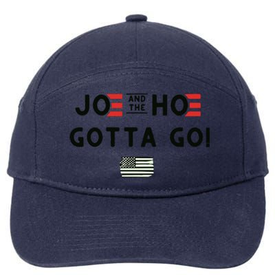 Joe And The Hoe Gotta Go! American Flag 7-Panel Snapback Hat