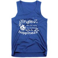 Jingle All The Way To Holiday Happiness Cute Gift Tank Top