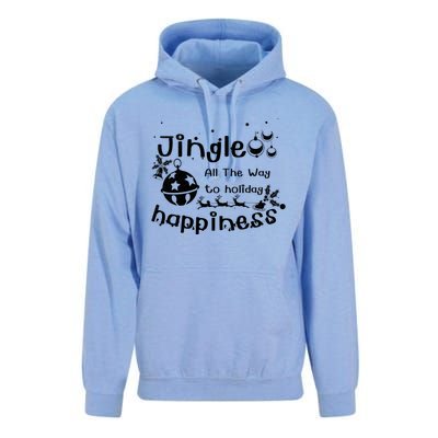 Jingle All The Way To Holiday Happiness Cute Gift Unisex Surf Hoodie