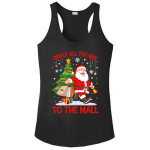 Jingle All The Way To The Mall Christmas Shopping Funny Funny Gift Ladies PosiCharge Competitor Racerback Tank