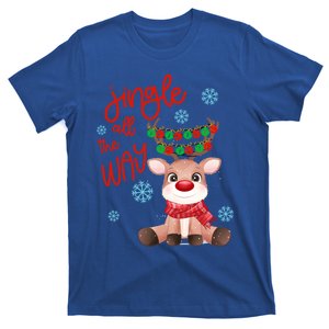 Jingle All The Way Funny Reindeer Gift T-Shirt