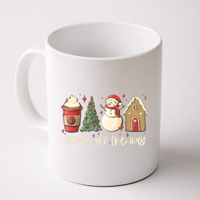 Jingle All The Way Christmas Snowman Coffee Mug