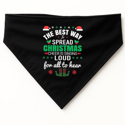 Jingle All The Way: Spreading Christmas Cheer Through Song Gift USA-Made Doggie Bandana