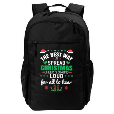 Jingle All The Way: Spreading Christmas Cheer Through Song Gift Backpack