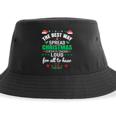 Jingle All The Way: Spreading Christmas Cheer Through Song Gift Sustainable Bucket Hat