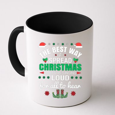 Jingle All The Way: Spreading Christmas Cheer Through Song Gift Mug