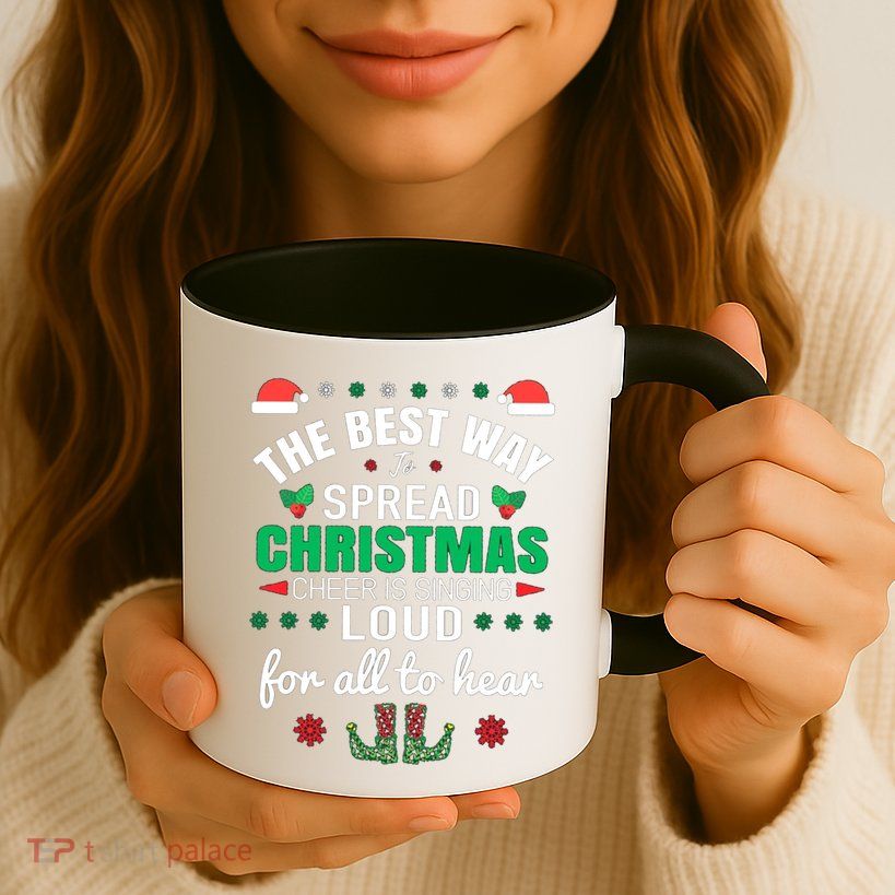 Jingle All The Way: Spreading Christmas Cheer Through Song Gift Mug