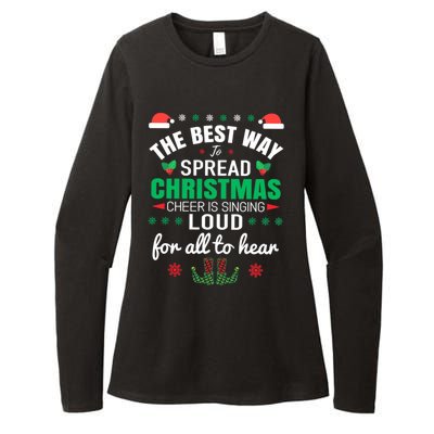 Jingle All The Way: Spreading Christmas Cheer Through Song Gift Womens CVC Long Sleeve Shirt