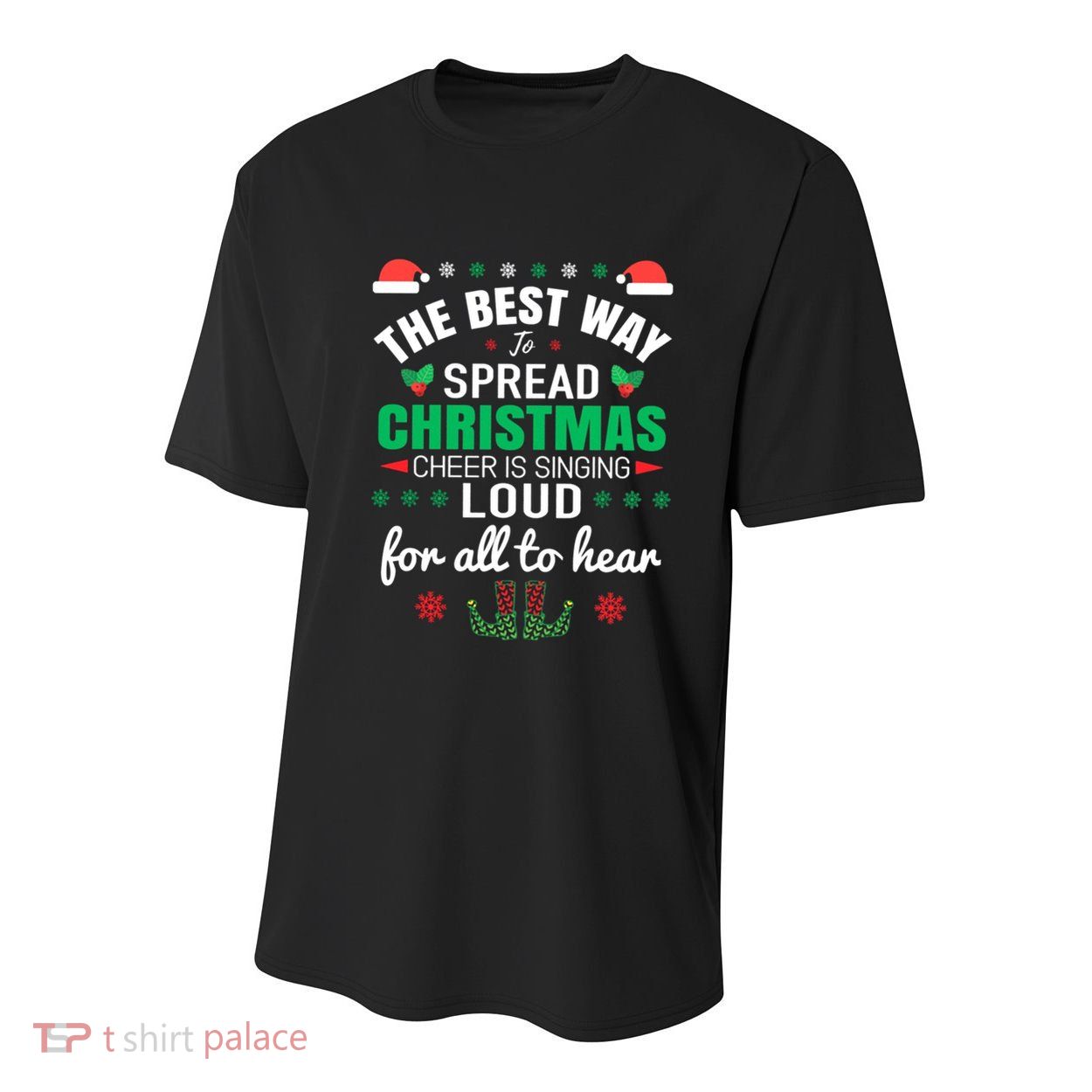 Jingle All The Way: Spreading Christmas Cheer Through Song Gift Youth Performance Sprint T-Shirt