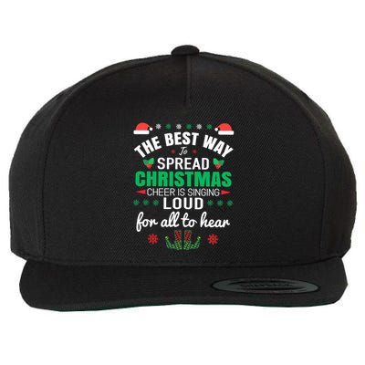Jingle All The Way: Spreading Christmas Cheer Through Song Gift Wool Snapback Cap