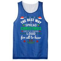 Jingle All The Way: Spreading Christmas Cheer Through Song Gift Mesh Reversible Basketball Jersey Tank