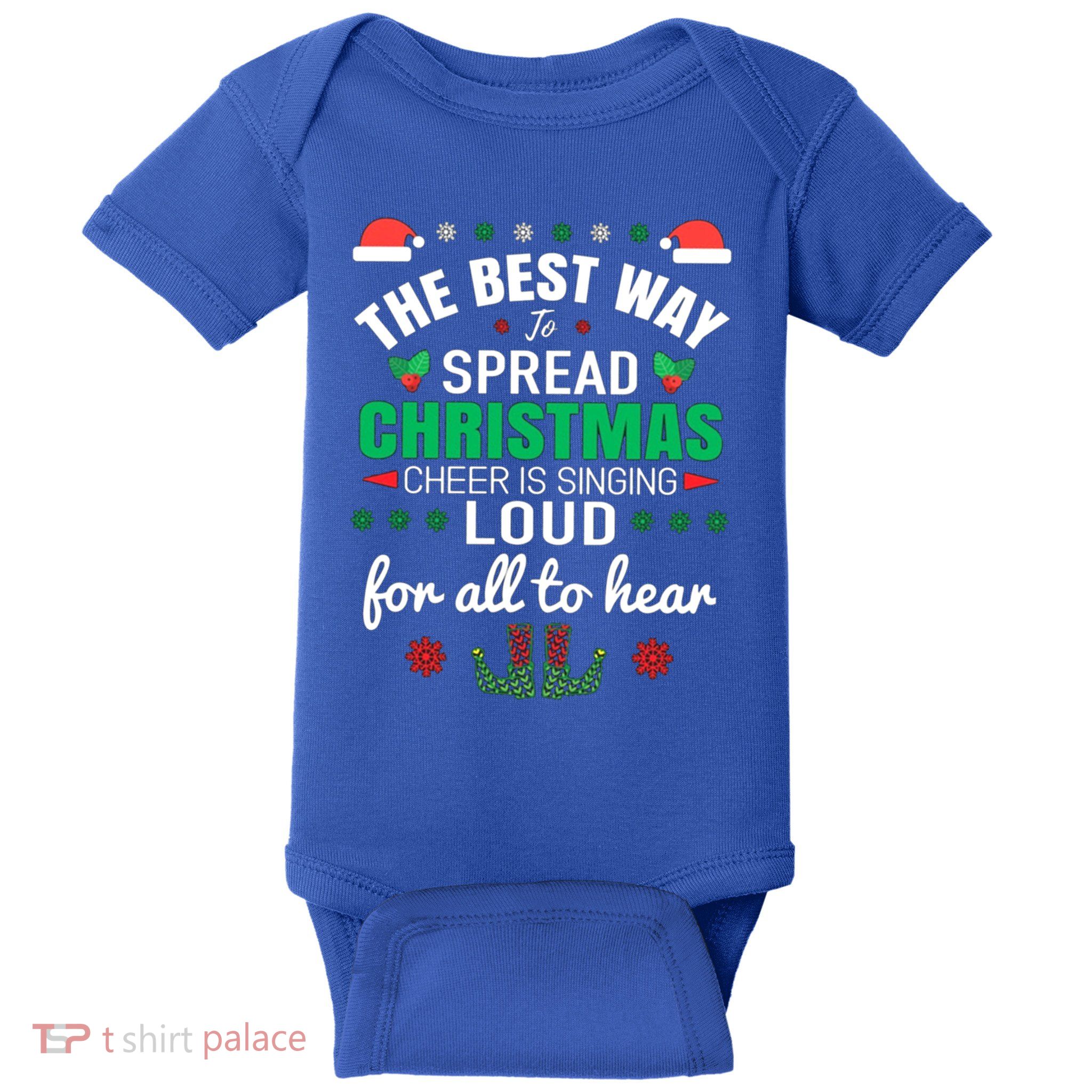Jingle All The Way: Spreading Christmas Cheer Through Song Gift Baby Bodysuit