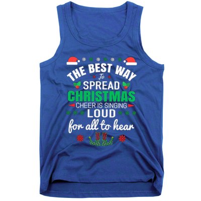 Jingle All The Way: Spreading Christmas Cheer Through Song Gift Tank Top
