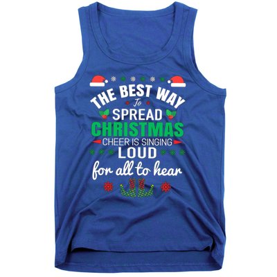 Jingle All The Way: Spreading Christmas Cheer Through Song Gift Tank Top