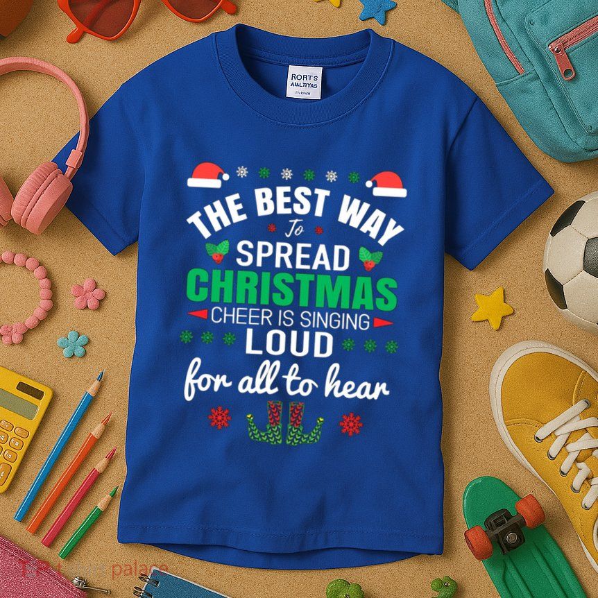 Jingle All The Way: Spreading Christmas Cheer Through Song Gift Kids T-Shirt