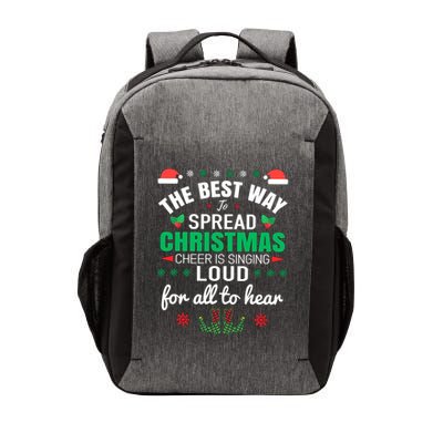 Jingle All The Way: Spreading Christmas Cheer Through Song Gift Vector Backpack