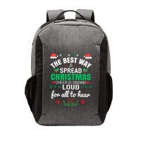 Jingle All The Way: Spreading Christmas Cheer Through Song Gift Vector Backpack