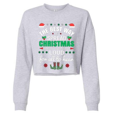 Jingle All The Way: Spreading Christmas Cheer Through Song Gift Cropped Pullover Crew