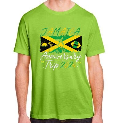 Jamaica Anniversary Trip 2024 Couple Summer Vacation Trip Adult ChromaSoft Performance T-Shirt