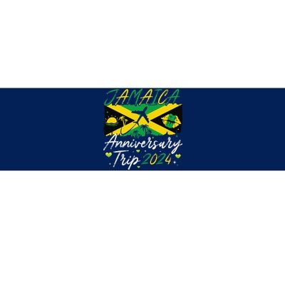 Jamaica Anniversary Trip 2024 Couple Summer Vacation Trip Bumper Sticker